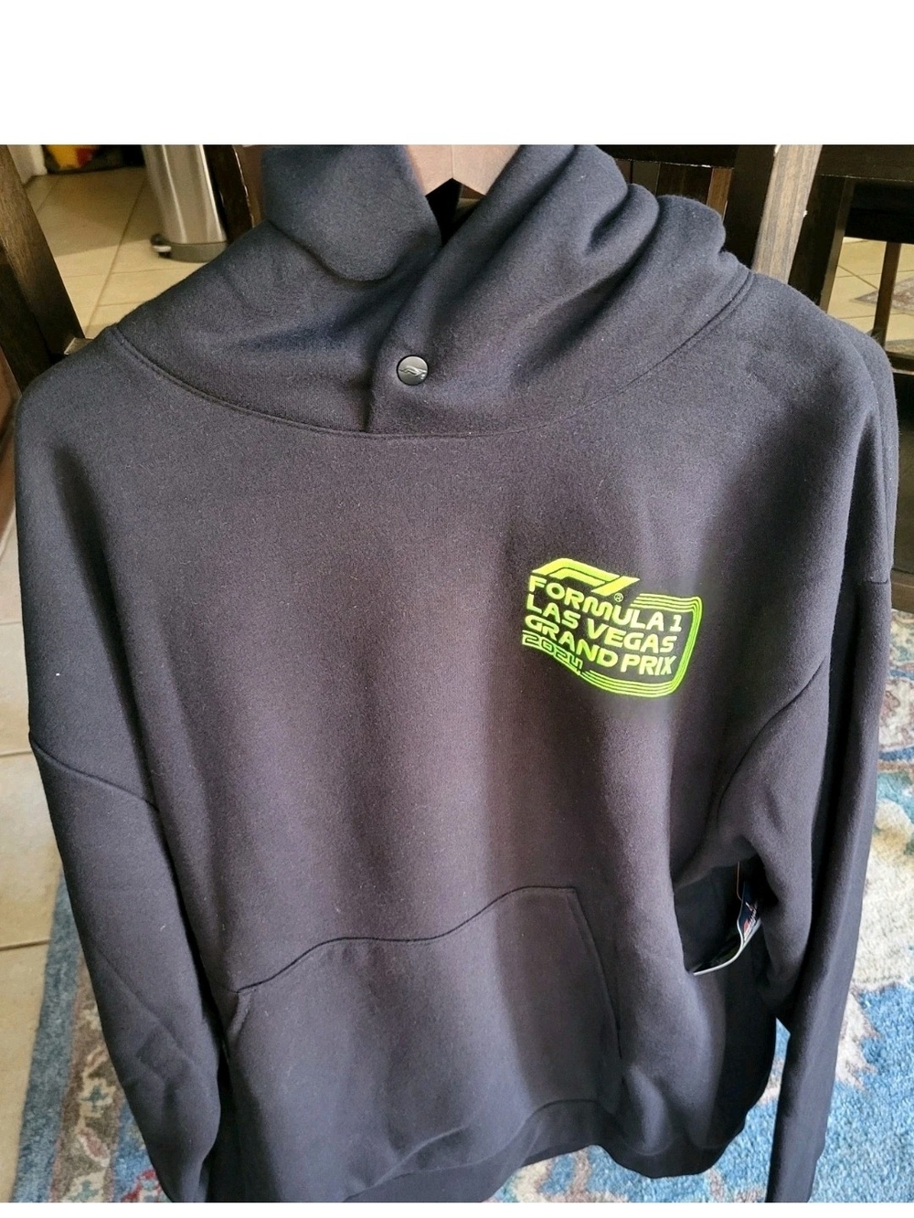*NEW* F1 Las Vegas Grand Prix 2024 Neon Green Graphic Hoodie Size Medium